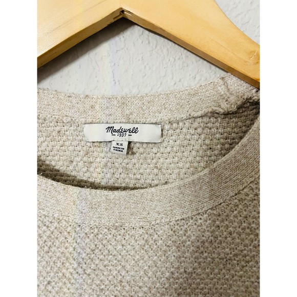 Madewell Women’s Small Size Cream Knit Sweater - Picture 4 of 7